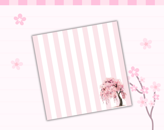 Sakura Tree 3x3 Memo Pad