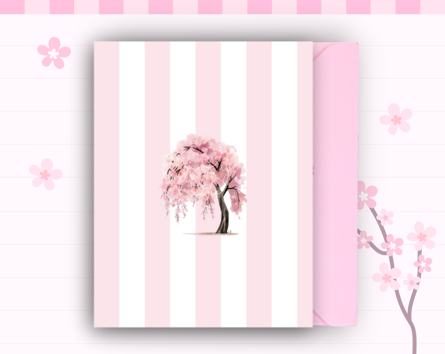 Sakura Blossom Tree Greeting Card