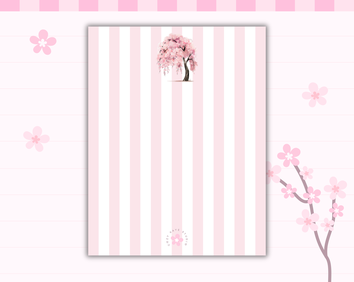 Sakura Tree 3.5x4.5 Memo Pad