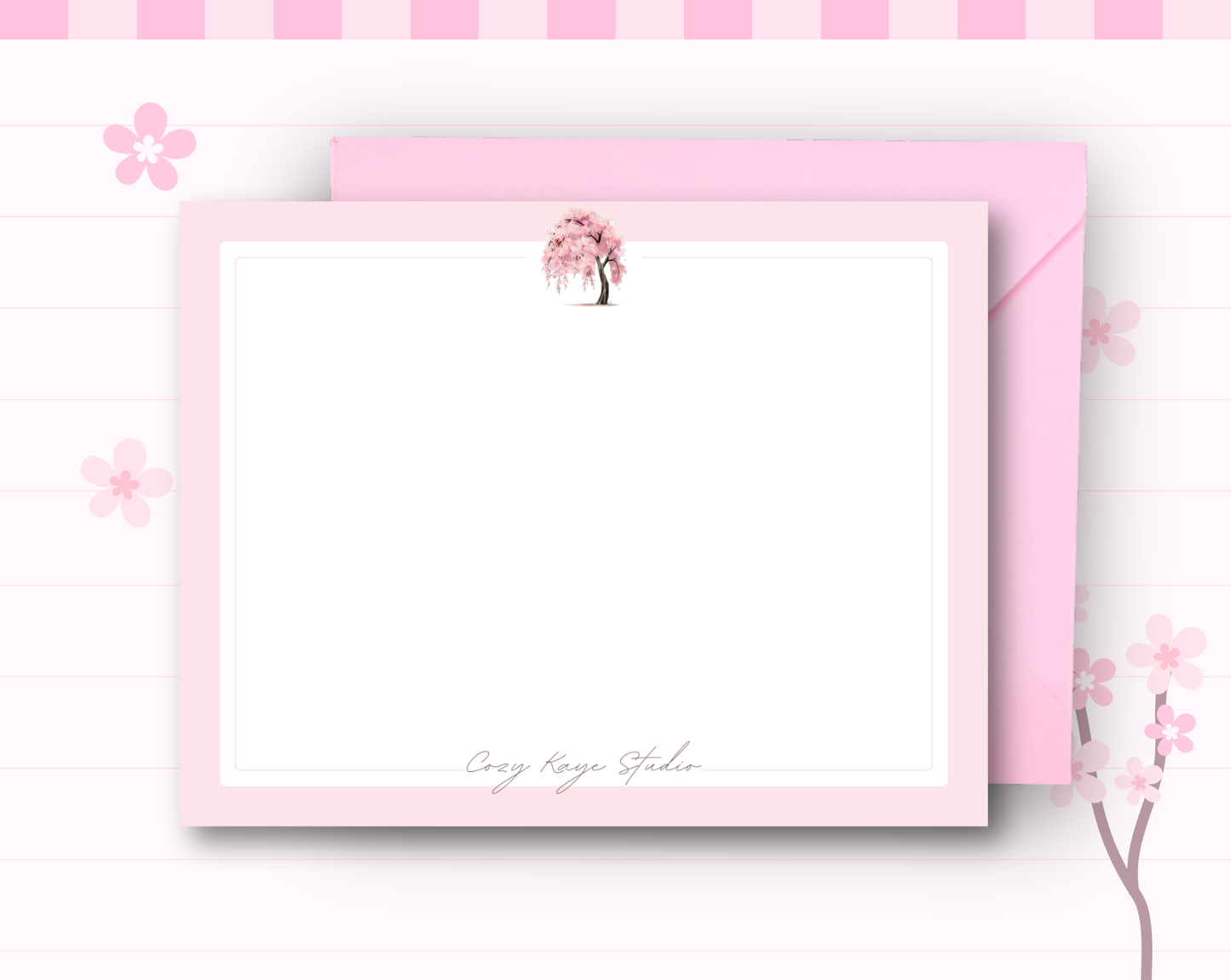 Sakura Tree Note Card