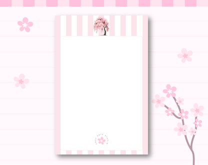 Sakura Tree 4x6 Memo Pad