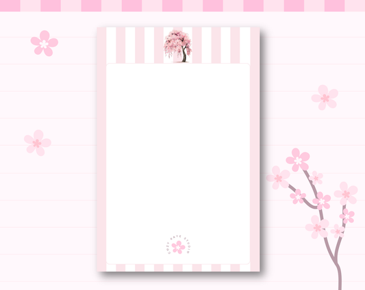 Sakura Tree 4x6 Memo Pad
