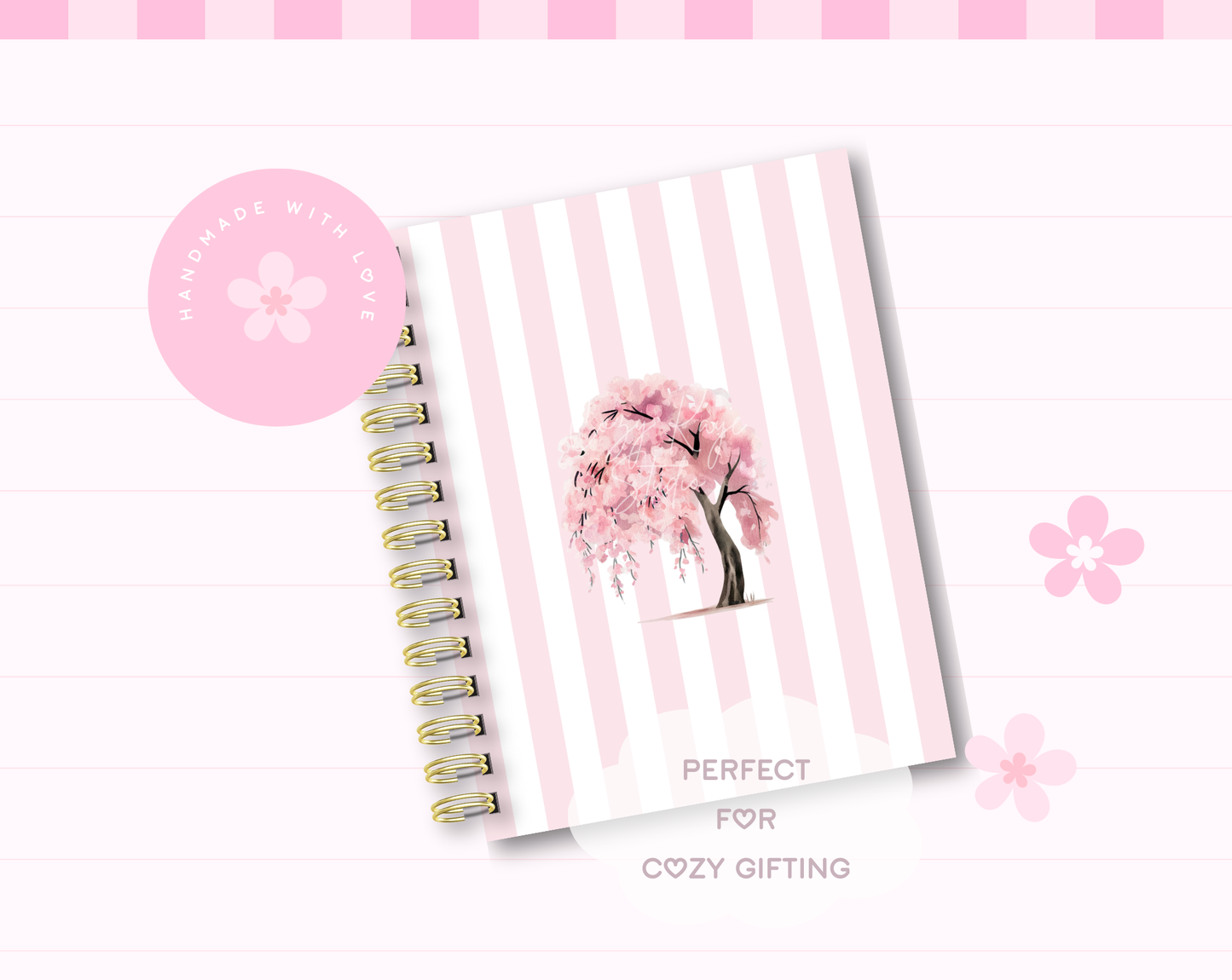 Sakura Tree Weekly Planner Spiral Bound