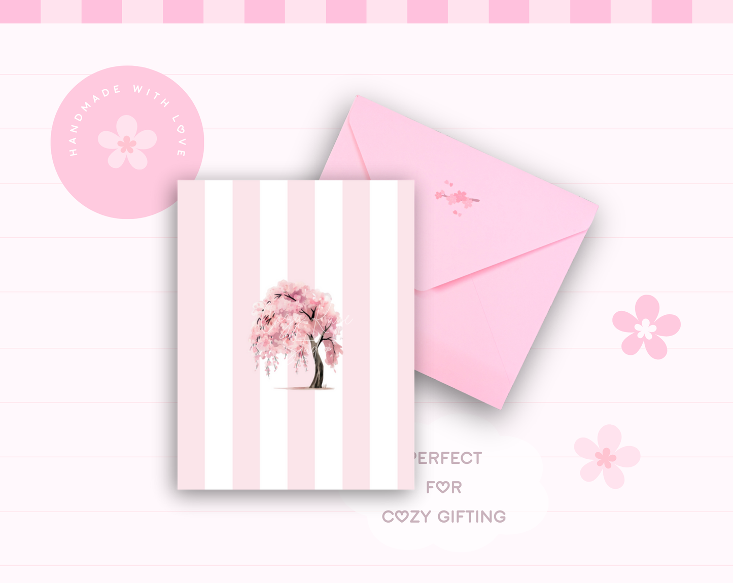 Sakura Blossom Tree Greeting Card