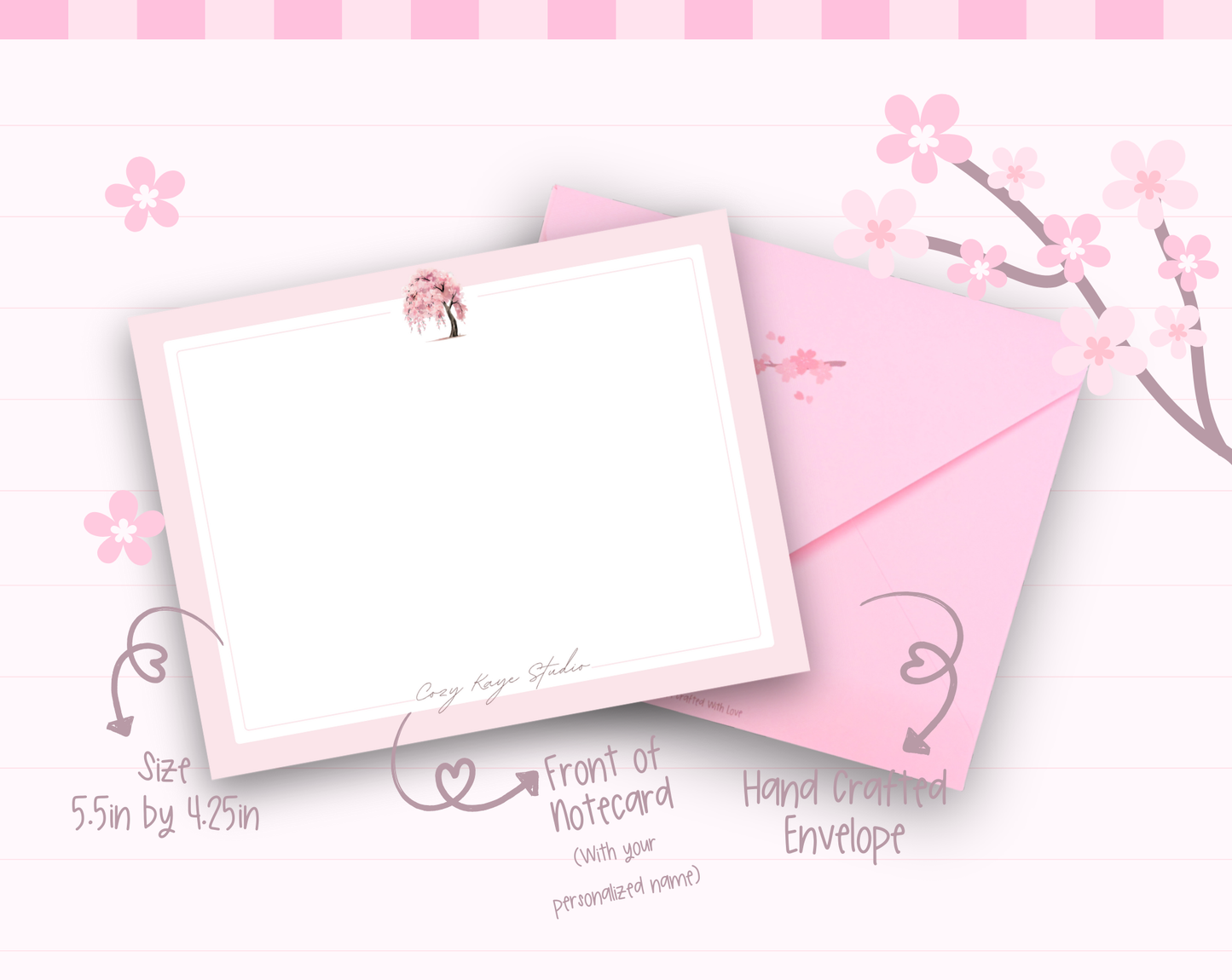 Sakura Tree Note Card