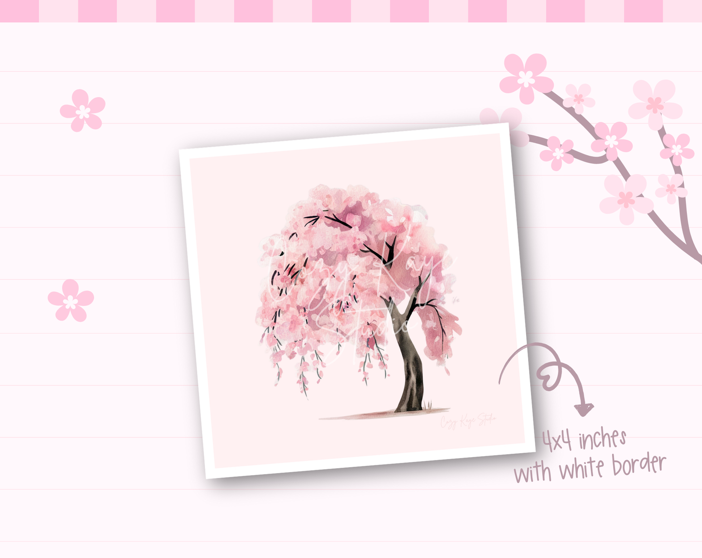 Sakura Tree Art Print