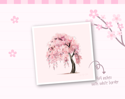Sakura Tree Art Print