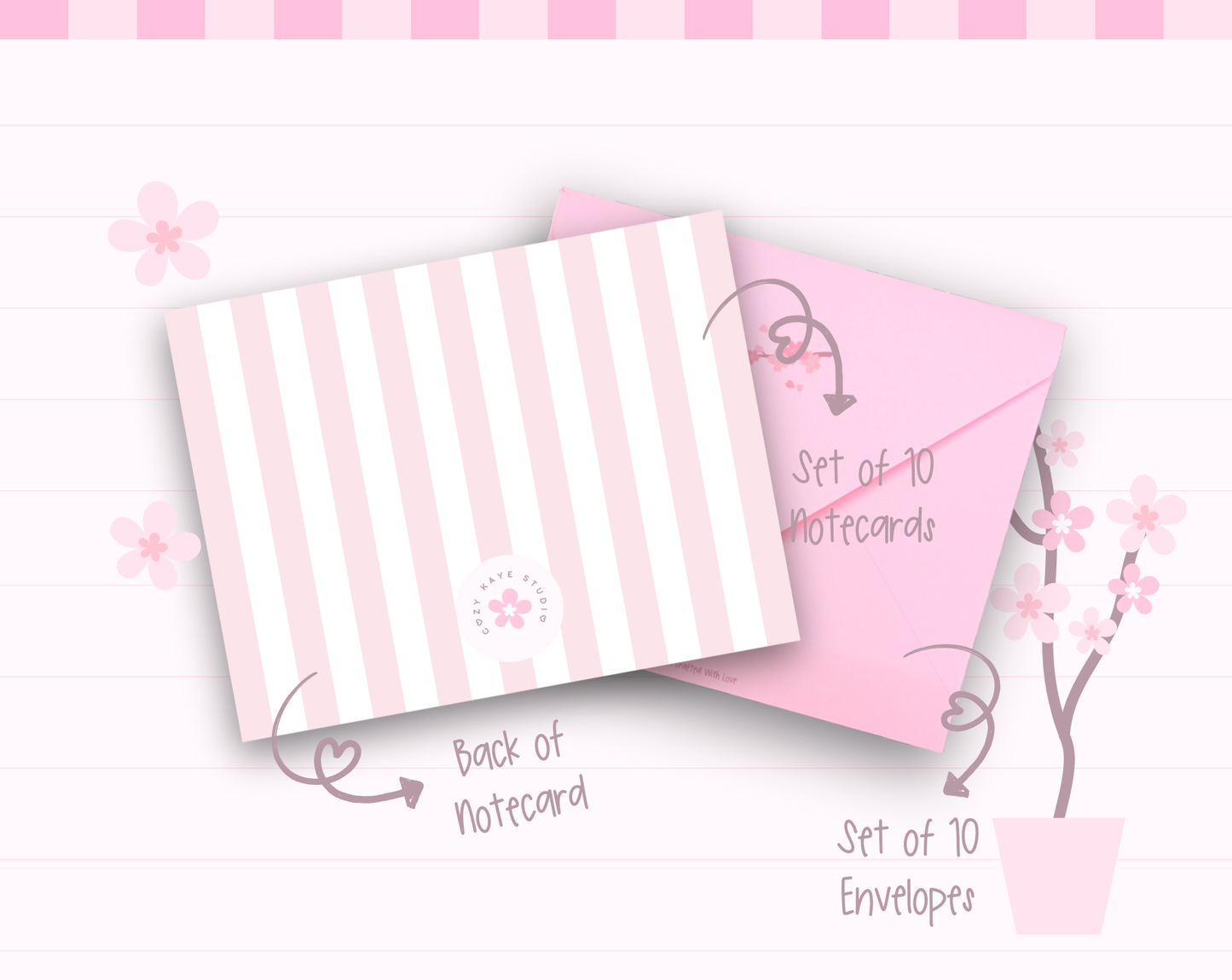Sakura Tree Note Card