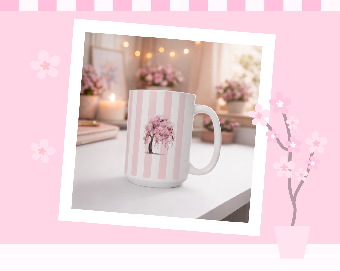 Sakura Tree Ceramic Mug 15oz