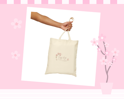 Sakura Tree Cotton Canvas Tote Bag