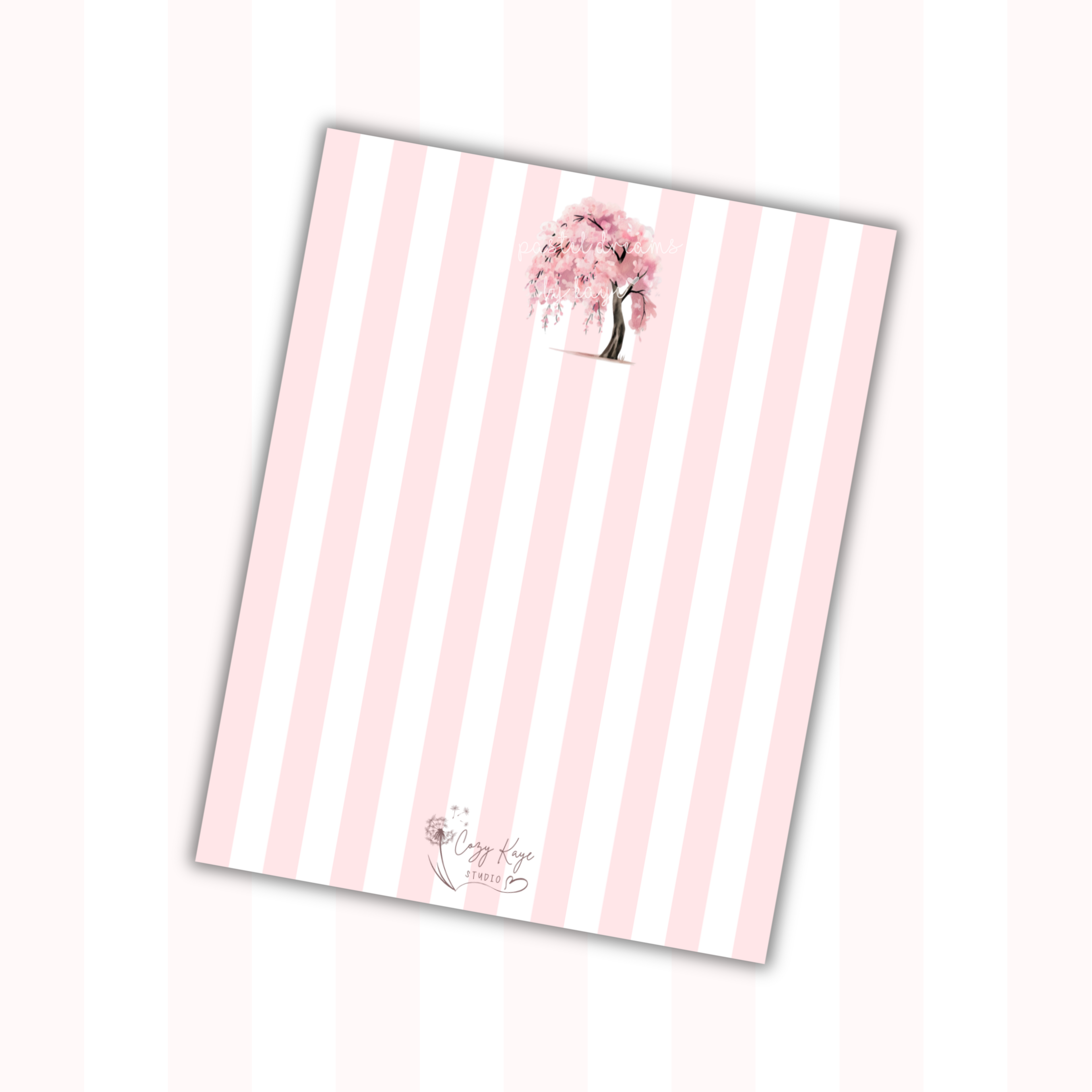 Sakura Tree 3.5x4.5 Memo Pad (Peony)