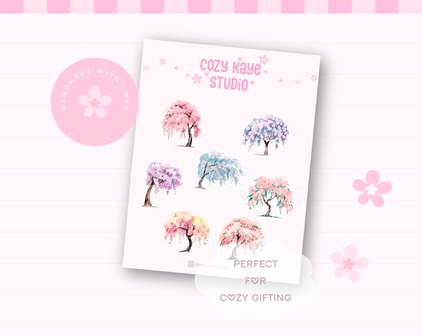 Sakura Tree Series Sticker Sheet
