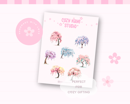 Sakura Tree Series Sticker Sheet